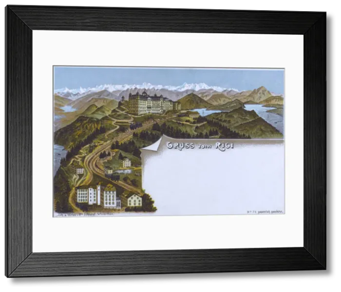 Framed Print : Rigi-Kulm, Switzerland Framed Print : Rigi-Kulm, Switzerland