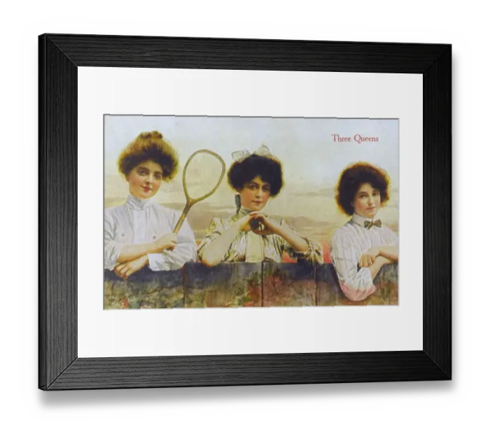 Framed Print : Three American Sporty Types