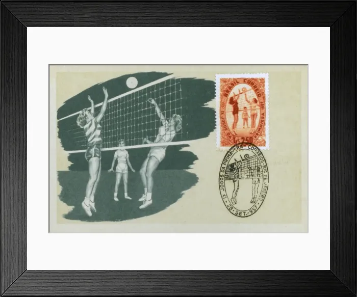 Framed Print : Volleyball in Brazil Framed Print : Volleyball in Brazil