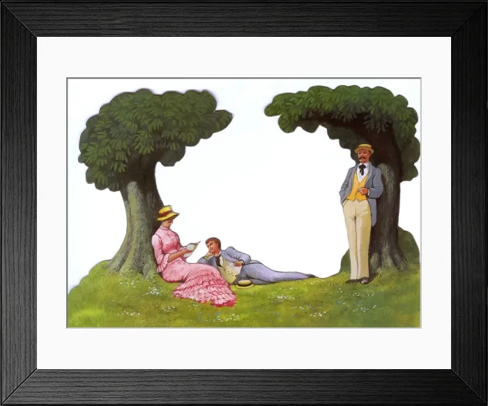 Framed Print : Love Triangle scrap Framed Print : Love Triangle scrap