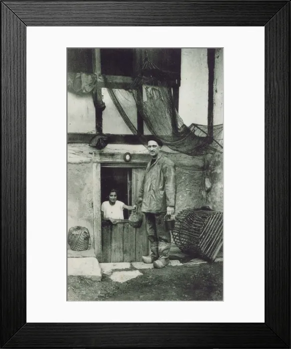 Framed Print : Langoustine Fisherman - Basque Country, France Framed Print : Langoustine Fisherman - Basque Country, France