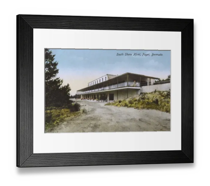 Framed Print : Bermuda - Paget - The Elbow Beach / South Shore Hotel Framed Print : Bermuda - Paget - The Elbow Beach / South Shore Hotel