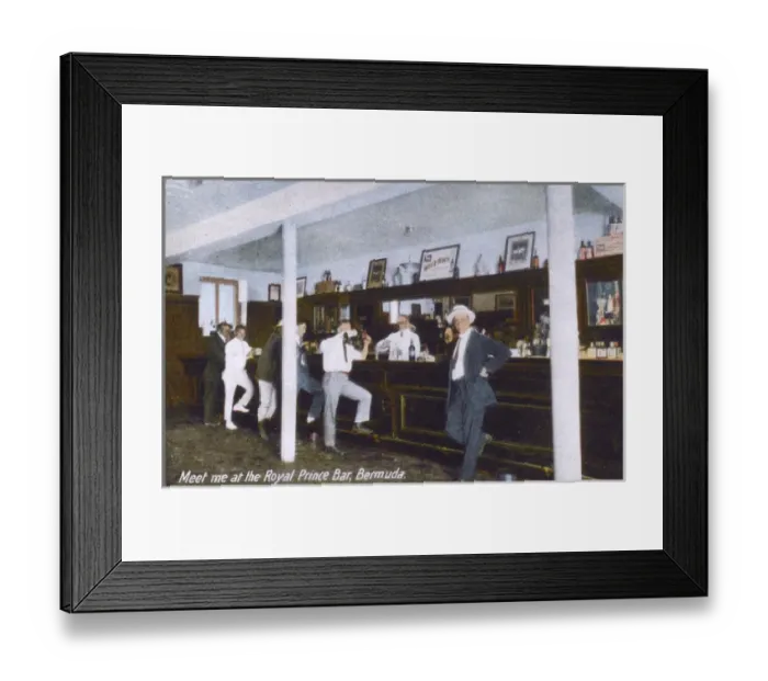 Framed Print : The Royal Prince Bar, Bermuda Framed Print : The Royal Prince Bar, Bermuda