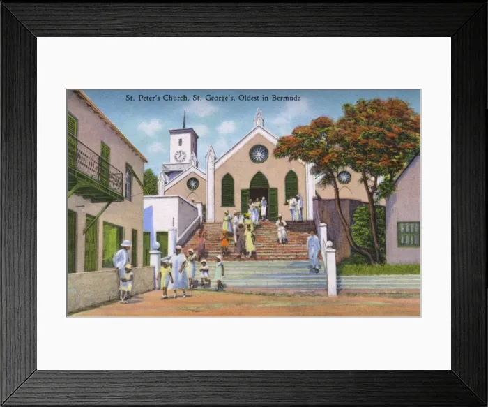 Framed Print : St. Peters Church, St. Georges, Bermuda Framed Print : St. Peters Church, St. Georges, Bermuda