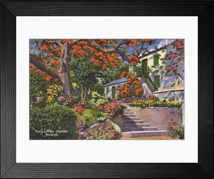 Framed Print : Par-La-Ville Gardens, Bermuda Framed Print : Par-La-Ville Gardens, Bermuda