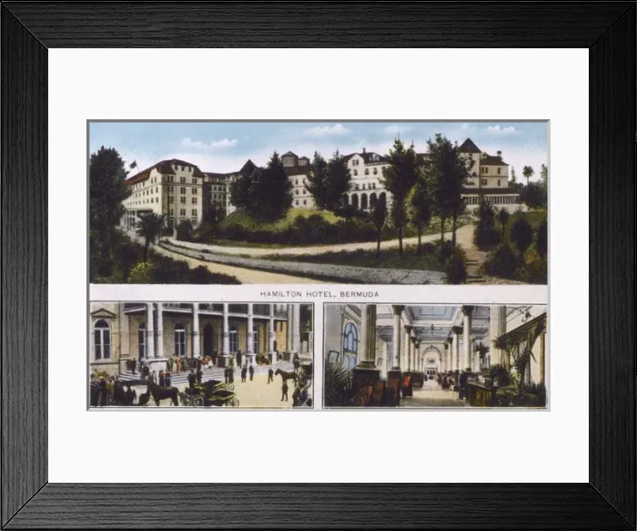 Framed Print : Hamilton Hotel, Bermuda Framed Print : Hamilton Hotel, Bermuda