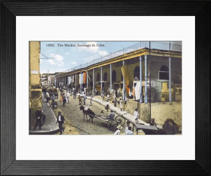Framed Print : Cuba - Santiago de Cuba - The Market Framed Print : Cuba - Santiago de Cuba - The Market