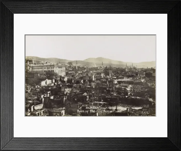 Framed Print : Fire at Thessaloniki - Aftermath of the Fire (3 / 3) Framed Print : Fire at Thessaloniki - Aftermath of the Fire (3 / 3)