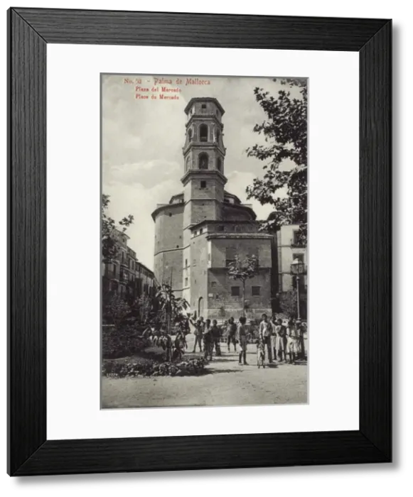 Framed Print : Palma de Mallorca - Plaza del Mercado Framed Print : Palma de Mallorca - Plaza del Mercado