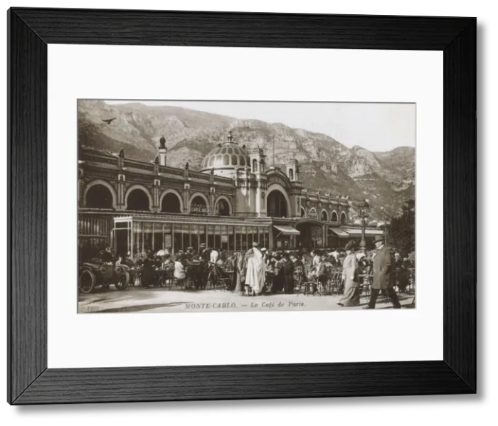 Framed Print : The Cafe de Paris, Monte Carlo Framed Print : The Cafe de Paris, Monte Carlo