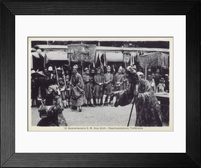 Framed Print : Vietnam - 40th Birthday Celebrations for Emperor Khai Dinh Framed Print : Vietnam - 40th Birthday Celebrations for Emperor Khai Dinh