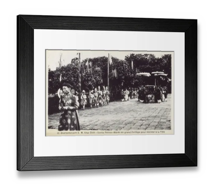Framed Print : Vietnam - 40th Birthday Celebrations for Emperor Khai Dinh Framed Print : Vietnam - 40th Birthday Celebrations for Emperor Khai Dinh