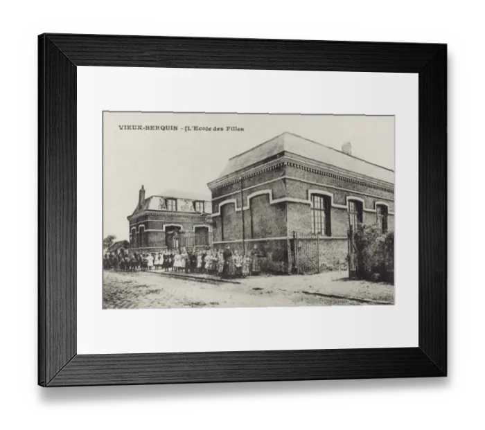 Framed Print : Vieux-Berquin, France - L Ecole des Filles Framed Print : Vieux-Berquin, France - L Ecole des Filles