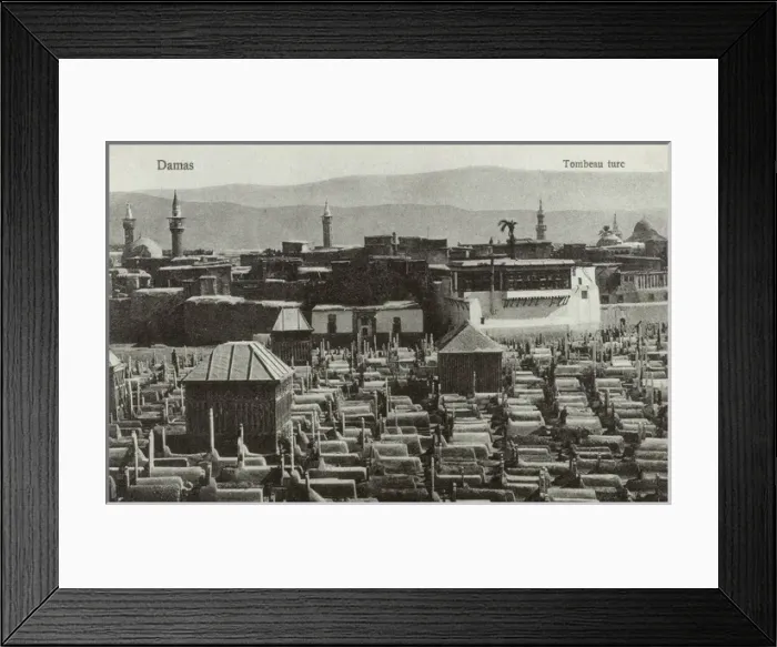Framed Print : Turkish Cemetery, Damascus, Syria Framed Print : Turkish Cemetery, Damascus, Syria