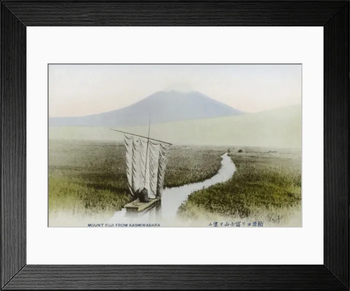 Framed Print : Japan - Mount Fuji viewed from Kashiwabara Framed Print : Japan - Mount Fuji viewed from Kashiwabara