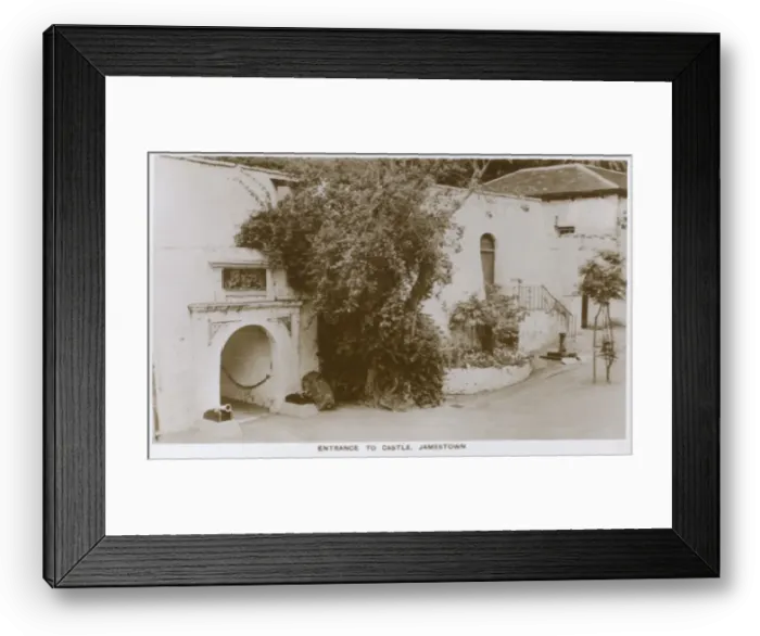 Framed Print : St Helena - Entrance to the Castle, Jamestown Framed Print : St Helena - Entrance to the Castle, Jamestown