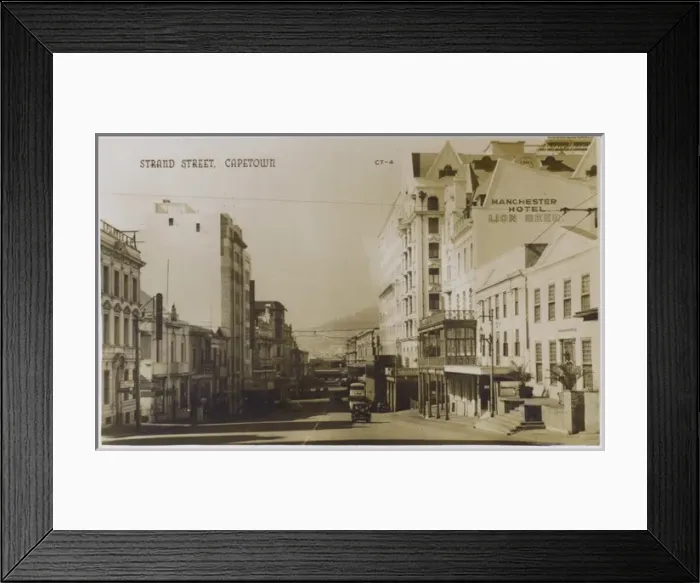 Framed Print : Strand Street, Capetown, South Africa Framed Print : Strand Street, Capetown, South Africa