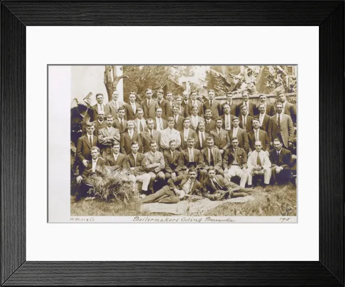 Framed Print : A Boilermakers Outing - Bermuda Framed Print : A Boilermakers Outing - Bermuda