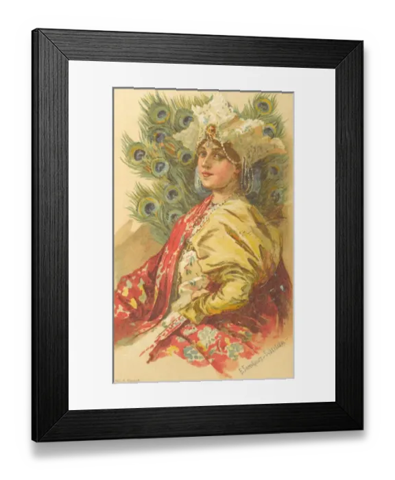 Framed Print : A High Ranking Boyar Woman Framed Print : A High Ranking Boyar Woman