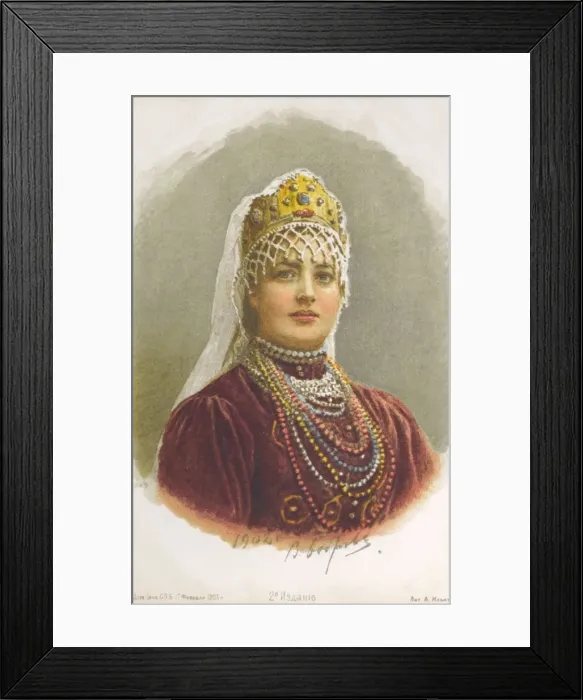 Framed Print : Antonida - Glinka Opera - Bobroff Framed Print : Antonida - Glinka Opera - Bobroff
