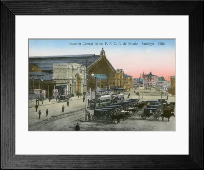Framed Print : Central Station - Santiago, Chile Framed Print : Central Station - Santiago, Chile