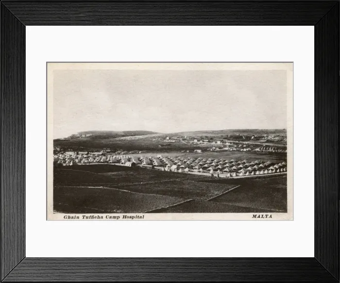 Framed Print : Malta - Ghain Tuffieha Camp Hospital - WWI Framed Print : Malta - Ghain Tuffieha Camp Hospital - WWI