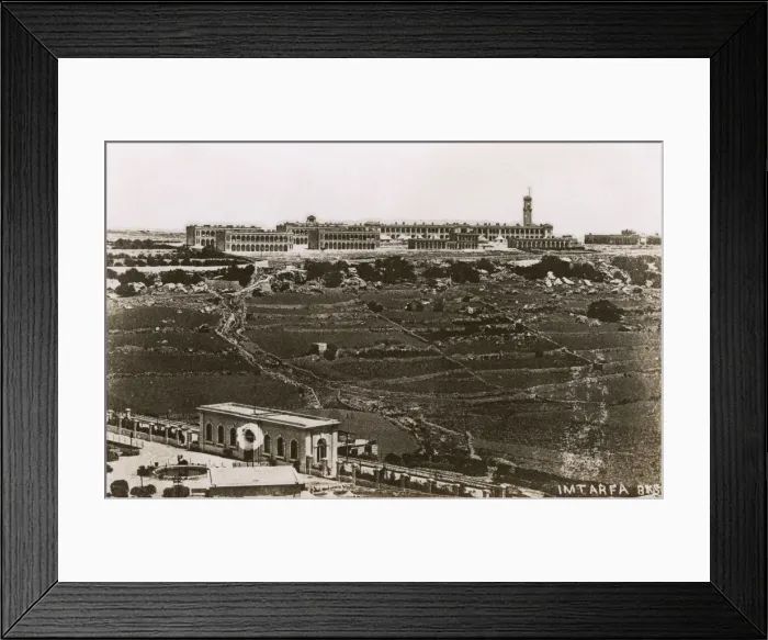 Framed Print : Malta - The Mtarfa Barracks - WWI era Framed Print : Malta - The Mtarfa Barracks - WWI era