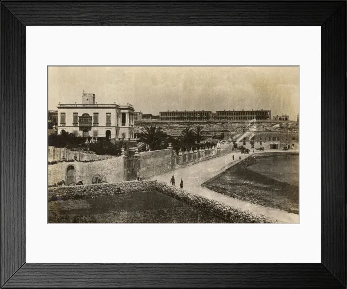 Framed Print : Malta - St Georges Barracks - WWI era Framed Print : Malta - St Georges Barracks - WWI era