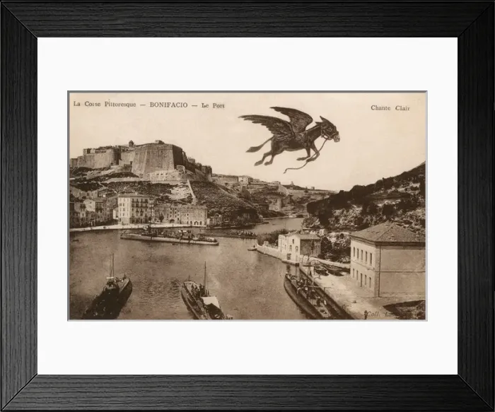 Framed Print : Corsica, France - Bonifacio Framed Print : Corsica, France - Bonifacio