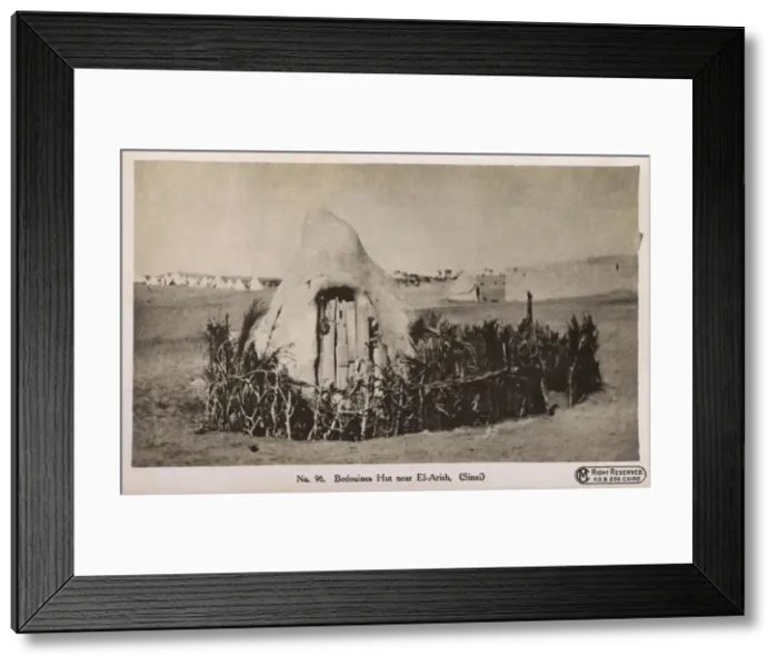 Framed Print : Bedouines Hut near El-Arish (Sinai, Israel) Framed Print : Bedouines Hut near El-Arish (Sinai, Israel)