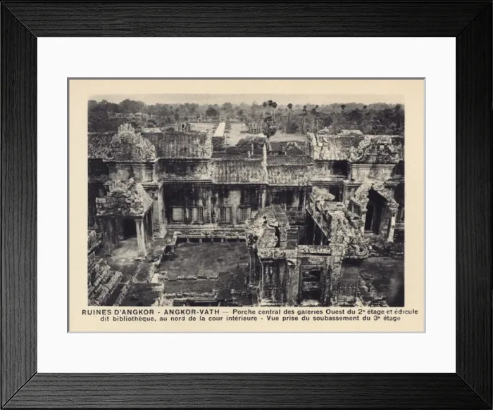 Framed Print : Angkor Wat - Cambodia - View into the Interior Framed Print : Angkor Wat - Cambodia - View into the Interior