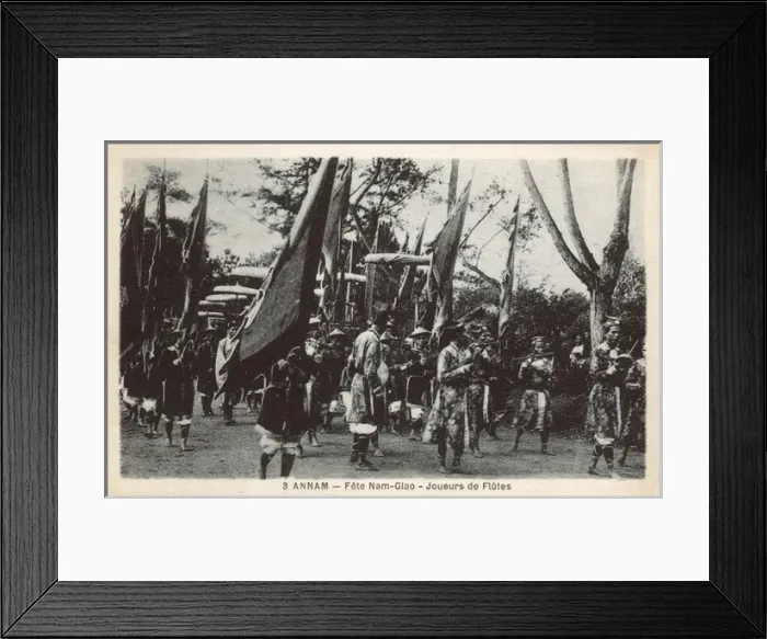 Framed Print : Vietnam - Hue - Nam-Giao Festival - Flautists Framed Print : Vietnam - Hue - Nam-Giao Festival - Flautists