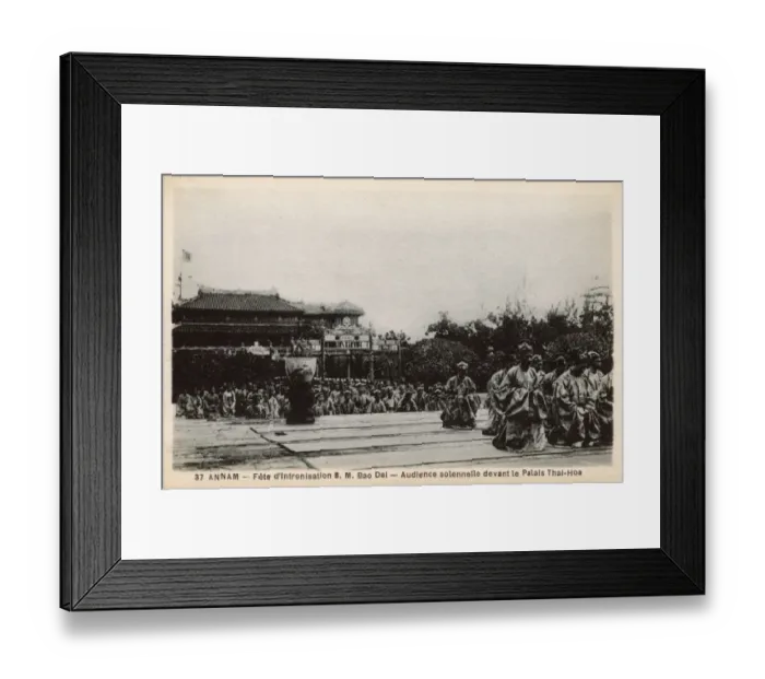 Framed Print : Vietnam - Hue - Investiture feast / festival of King Bao Dai Framed Print : Vietnam - Hue - Investiture feast / festival of King Bao Dai