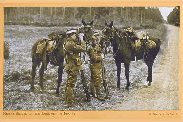 Hussar Scout in France - WWI