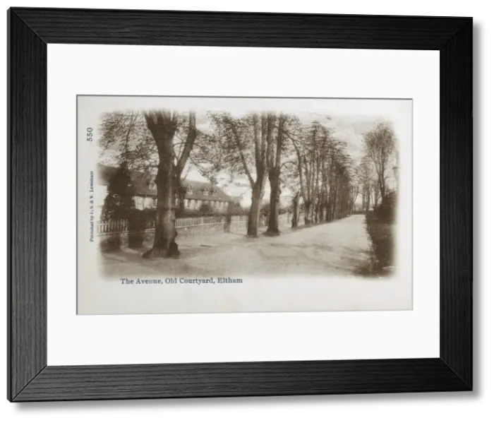 Framed Print : Eltham, London - The Avenue - Old Courtyard Framed Print : Eltham, London - The Avenue - Old Courtyard