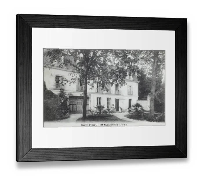 Framed Print : Castel Fleuri - St Symphorien, France Framed Print : Castel Fleuri - St Symphorien, France