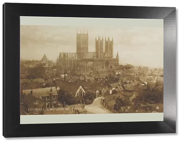View of Lincoln Cathedral from the North West