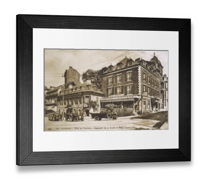 Framed Print : Hotel de l Univers - Lourdes, France Framed Print : Hotel de l Univers - Lourdes, France