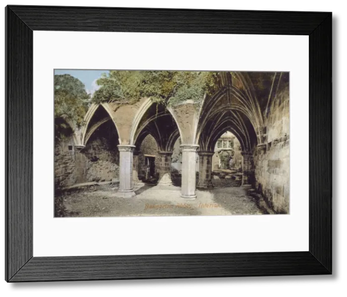 Framed Print : Interior of Balmerino Abbey, Scotland Framed Print : Interior of Balmerino Abbey, Scotland