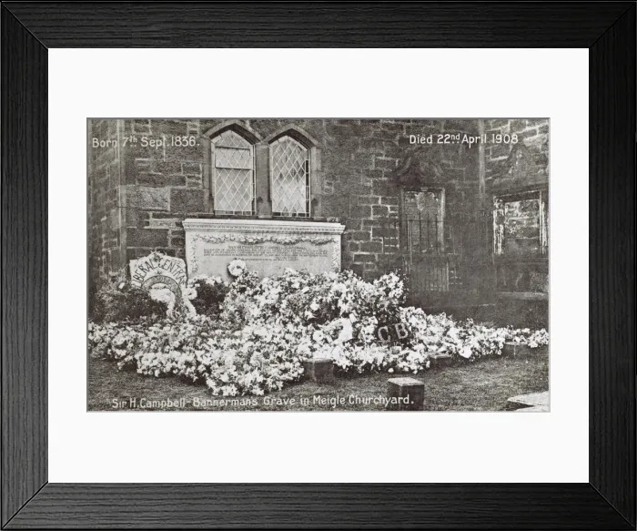 Framed Print : Sir Henry Campbell-Bannermans grave, Meigle, Scotland Framed Print : Sir Henry Campbell-Bannermans grave, Meigle, Scotland