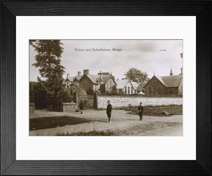 Framed Print : Meigle, Scotland - The School and Schoolhouse Framed Print : Meigle, Scotland - The School and Schoolhouse