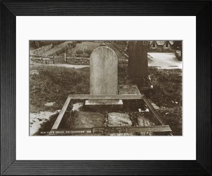 Framed Print : The Grave of Rob Roy - Balquhidder, Stirling, Scotland Framed Print : The Grave of Rob Roy - Balquhidder, Stirling, Scotland