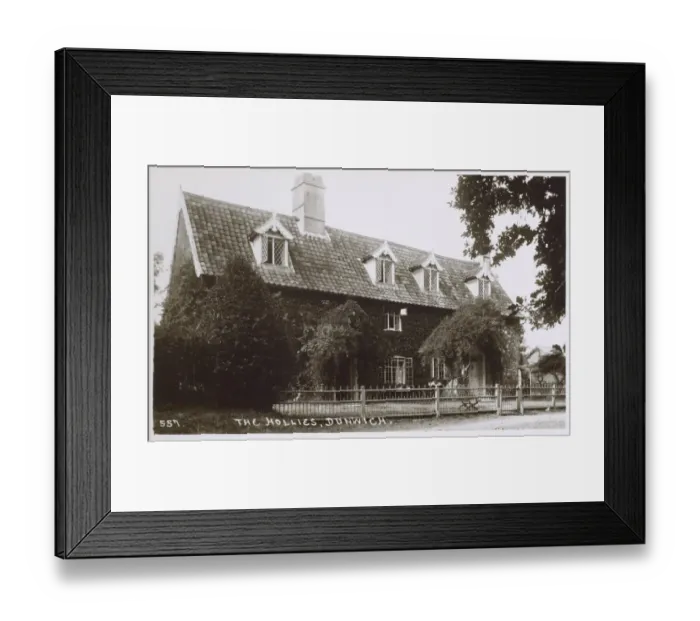 Framed Print : The Hollies, Dunwich, Suffolk, England Framed Print : The Hollies, Dunwich, Suffolk, England