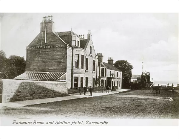 Carnoustie, Scotland - Panmure Arms and Station Hotel