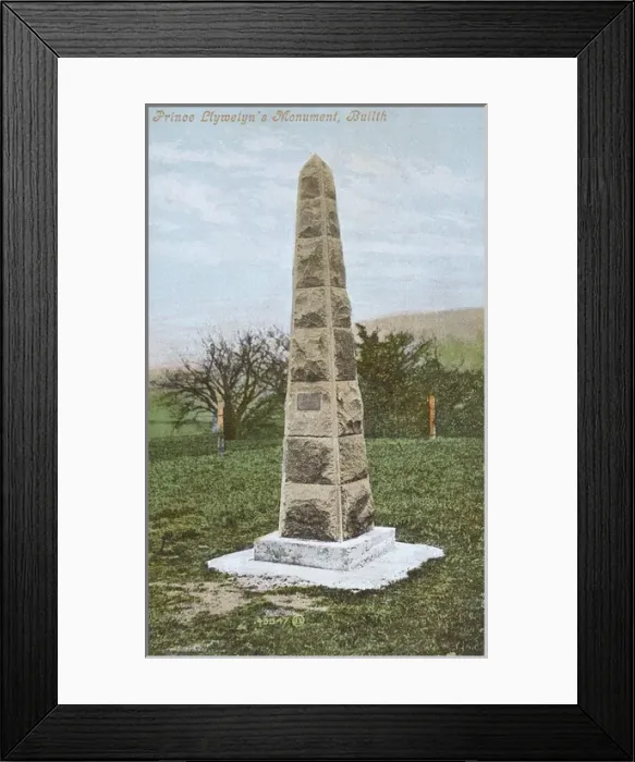 Framed Print : Prince Llywelyns Monument, Builth Framed Print : Prince Llywelyns Monument, Builth