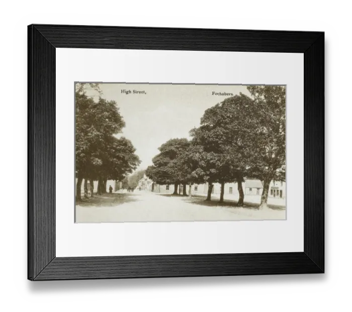 Framed Print : Fochabers, Scotland - High Street Framed Print : Fochabers, Scotland - High Street
