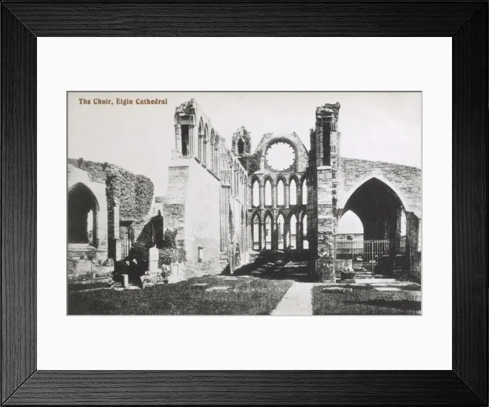 Framed Print : Elgin Cathedral The Choir, Elgin, Scotland Framed Print : Elgin Cathedral The Choir, Elgin, Scotland