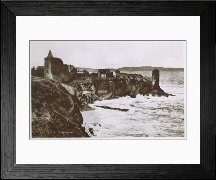 Framed Print : The Castle, St. Andrews, Fife, Scotland Framed Print : The Castle, St. Andrews, Fife, Scotland