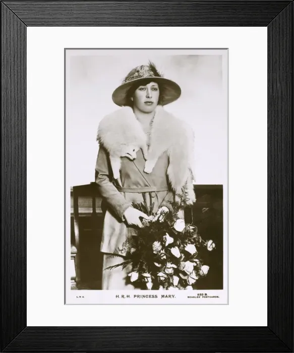 Framed Print : Princess Mary - Daughter of George V Framed Print : Princess Mary - Daughter of George V