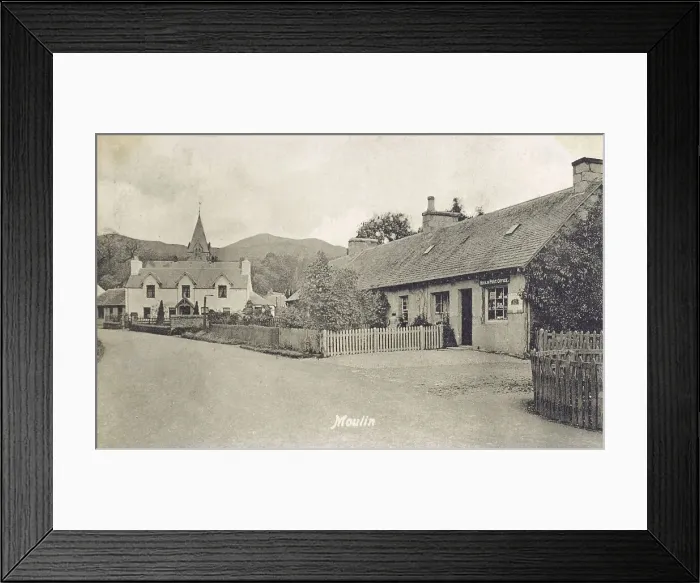 Framed Print : Moulin, Perth & Kinross, Scotland Framed Print : Moulin, Perth & Kinross, Scotland
